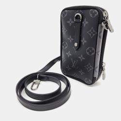 Pre Owned حافظة هاتف مزدوجة من لويس فويتون قماش مطلي متعدد الألوان