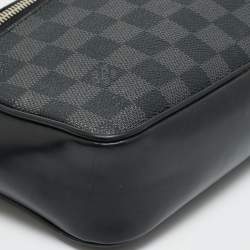 Pre Owned Louis Vuitton Damier Graphite Canvas Kasai Pochette