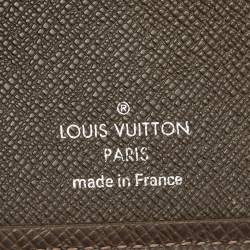 مملوكة مسبقًا محفظة لوي فيتون جلد أحمر متعددة ثنائية الطي