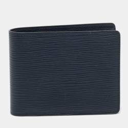 مملوكة مسبقًا Louis Vuitton Multiple Bleu Marine Epi Leather Bifold Wallet