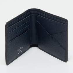 مملوكة مسبقًا Louis Vuitton Multiple Bleu Marine Epi Leather Bifold Wallet