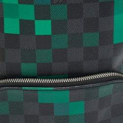 مملوكة مسبقًا Louis Vuitton Avenue Green Damier Graphite Pixel Canvas Slingbag