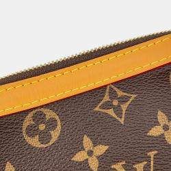 Pre Owned حقيبة لوي فويتون تريو مسنجر بني مونوغرام شريط "لو" مربع