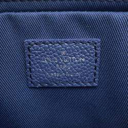 Pre Owned حقيبة ميسنجر ثلاثية لوي فيتون مونوغرام أزرق أكواريل