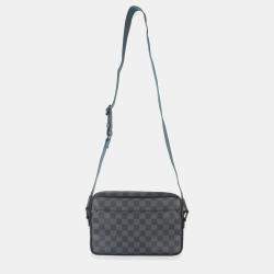 Pre Owned حقيبة لوي فيتون ألفا ماسنجر كانفاس دميير غرافيت