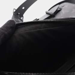 Pre Owned حقيبة كتف لوي فيتون ستيمر ميسنجر قماش مطلي وجلد مونوغرام إكليبس رمادي