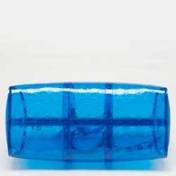 Pre Owned حقيبة لوي فيتون كيبال باندوليير 50 زرقاء شفافة بي في سي مونوجرامي