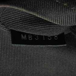 Pre Owned Louis Vuitton Avenue Alps Patches Damier Graphite Canvas and Leather Sling Bag