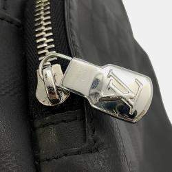 Pre Owned حقيبة لوبيتون أفنيو سليغ جلد إنفيني داميي أسود