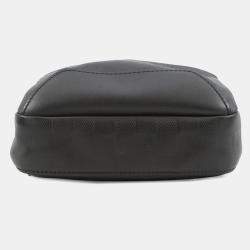 Pre Owned حقيبة لوبيتون أفنيو سليغ جلد إنفيني داميي أسود