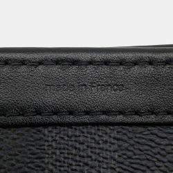 Pre Owned Louis Vuitton Gaston Wearable Wallet Noir Damier Graphite