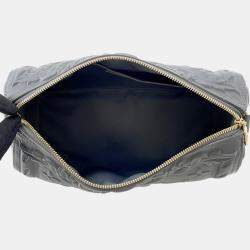 Pre Owned Louis Vuitton City Keepall Dark Shadow Gray Monogram Calf Leather