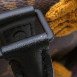 Pre Owned Louis Vuitton Lv Friend Monkey Keepall Brown Monogram Size XS