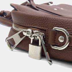 Pre Owned Louis Vuitton Brown Leather Armand Briefcase