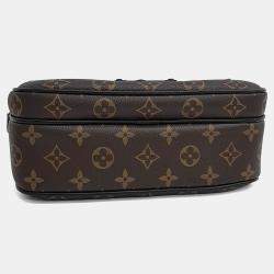 Pre Owned Louis Vuitton Brown PVC S-Lock Messenger Bag