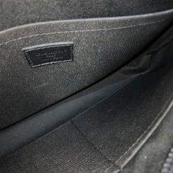 مملوكة مسبقًا حقيبة بوشيت فواياج سوفليه جلد أسود لوي فيتون شادو