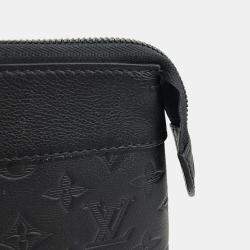 مملوكة مسبقًا حقيبة بوشيت فواياج سوفليه جلد أسود لوي فيتون شادو