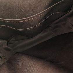 Pre Owned Louis Vuitton Black, Brown Coated Canvas Makassar Josh Backpack