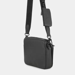 Pre Owned حقيبة لويس فيتون تريو مسنجر نوير بنقشة مونوجرام شادو