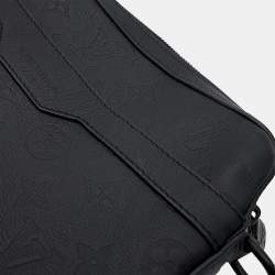 Pre Owned حقيبة لويس فيتون تريو مسنجر نوير بنقشة مونوجرام شادو