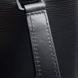 Pre Owned حقيبة لويس فيتون ساك بلات فولد نوير جلد إيبي