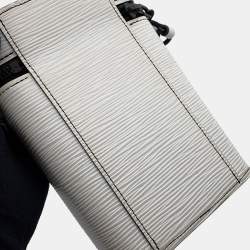 Pre Owned Louis Vuitton Phone Box Blanc Epi Leather