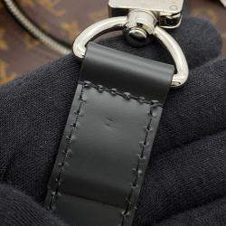 Pre Owned Louis Vuitton Keepall Bandouliere Bordeaux/Noir Monogram Macassar Canvas Size 55