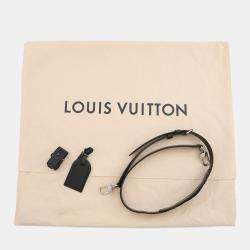 Pre Owned Louis Vuitton Keepall Bandouliere Bordeaux/Noir Monogram Macassar Canvas Size 55