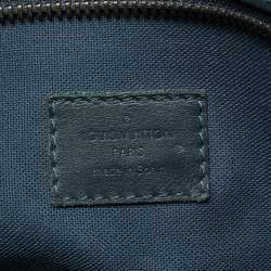 Pre Owned Louis Vuitton 7 Days a Week Blue Damier Inifini Leather Bag