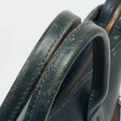 Pre Owned Louis Vuitton 7 Days a Week Blue Damier Inifini Leather Bag