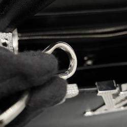 Pre Owned حقيبة لويس فيتون بارناسيه كابوسين سوارو فسكي جلد عجل ناعم أسود سواروفسكي بحجم بي بي