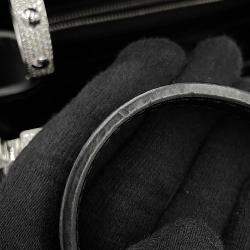 Pre Owned حقيبة لويس فيتون بارناسيه كابوسين سواروفسكي جلد عجل ناعم أسود سواروفسكي بحجم بي بي