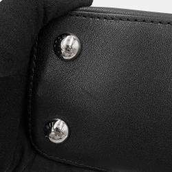 Pre Owned حقيبة لويس فيتون بارناسيه كابوسين سواروفسكي جلد عجل ناعم أسود سواروفسكي بحجم بي بي