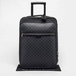 Pre Owned حقيبة سفر لوي فيتون بيغيس ليغر كانفاس دامييه إيبين 55