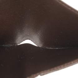 Pre Owned Louis Vuitton Damier Ebene Canvas Bifold