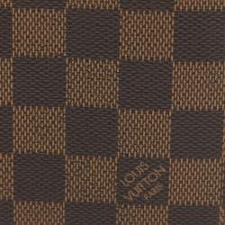 Pre Owned Louis Vuitton Damier Ebene Canvas Bifold