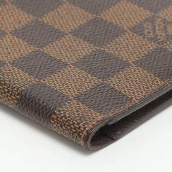 Pre Owned Louis Vuitton Damier Ebene Canvas Bifold