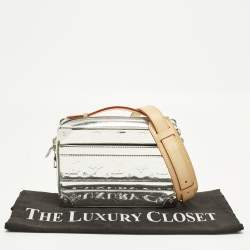 Pre Owned Louis Vuitton Soft Trunk Monogram Mirror Leather Top Handle Bag