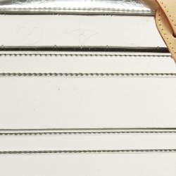 Pre Owned Louis Vuitton Soft Trunk Monogram Mirror Leather Top Handle Bag