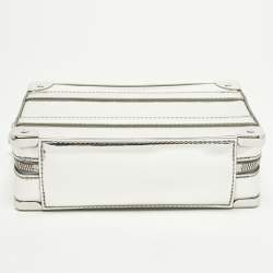 Pre Owned Louis Vuitton Soft Trunk Monogram Mirror Leather Top Handle Bag