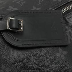 Pre Owned Louis Vuitton Keepall Bandoulière 55 Monogram Eclipse Canvas Bag