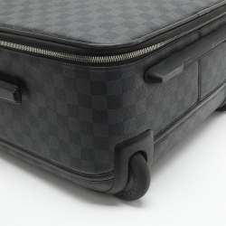 مملوكة مسبقًا Louis Vuitton Pegase 55 Damier Graphite Canvas Luggage