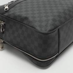 Pre Owned Louis Vuitton Overnight Damier Graphite Canvas Briefcase