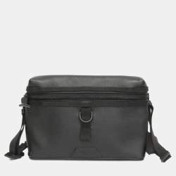 Pre Owned Louis Vuitton Dark Infinity Messenger PM Shoulder Bag Black