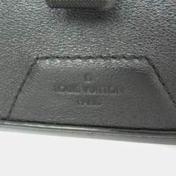 Pre Owned Louis Vuitton Dark Infinity Messenger PM Shoulder Bag Black