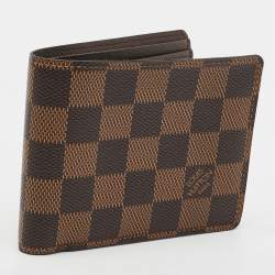 مملوكة مسبقًا Louis Vuitton Multiple Damier Ebene Canvas Bifold Wallet