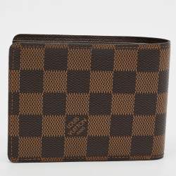 مملوكة مسبقًا Louis Vuitton Multiple Damier Ebene Canvas Bifold Wallet