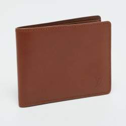 مملوكة مسبقًا Louis Vuitton Multiple Brown Leather Bifold Wallet