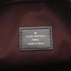 Pre Owned Louis Vuitton Josh Rucksack Coated Canvas And Leather Monogram Macassar Backpack Brown Black