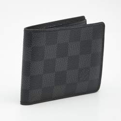 Pre Owned Louis Vuitton Damier Graphite Slender Wallet